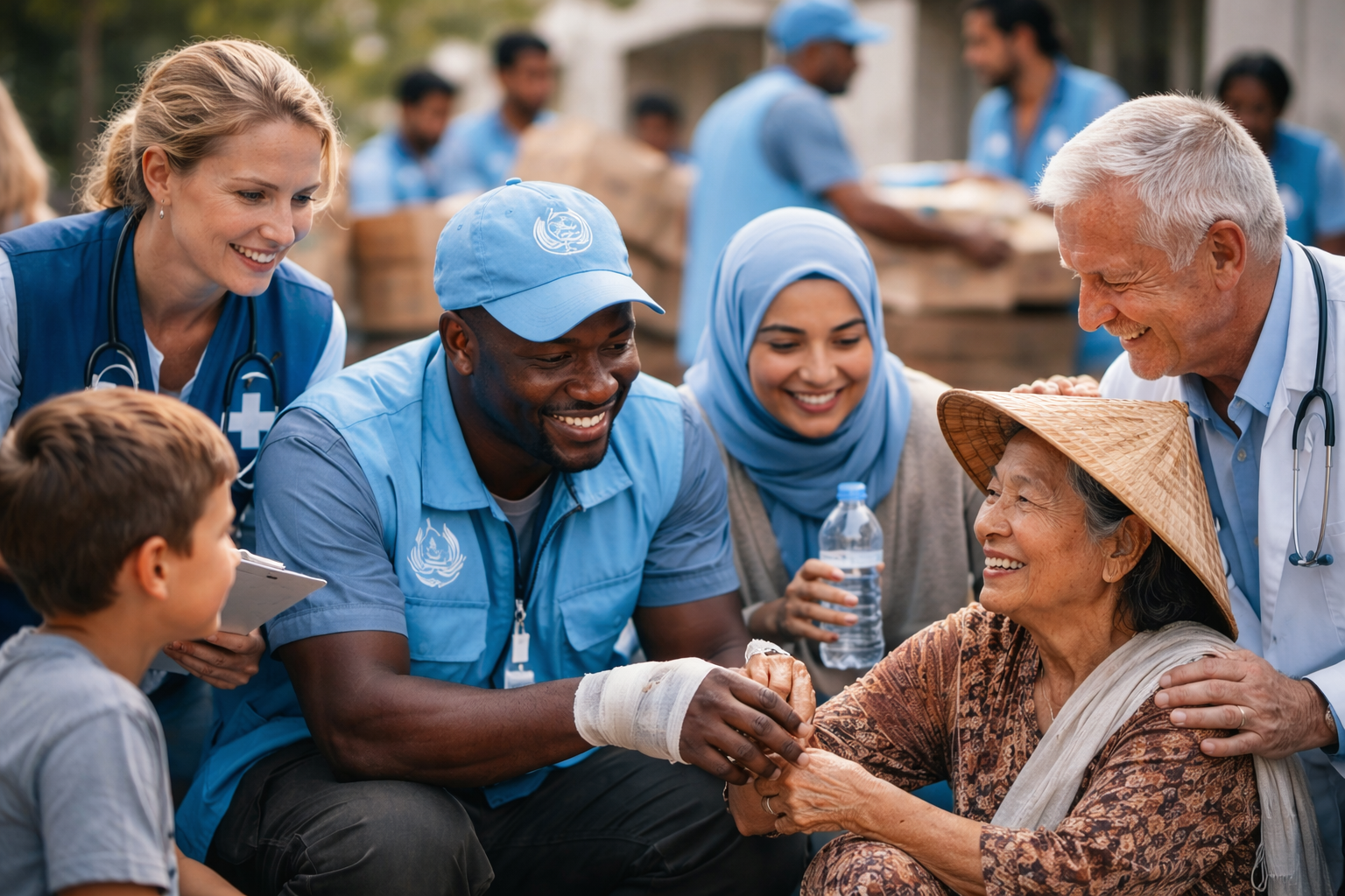 Humanitarian solidarity and dignity